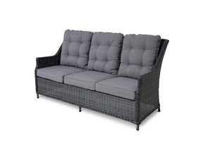 Riveria 4 Piece Set with 3 Seater Sofa Outdoor Seating Nest 