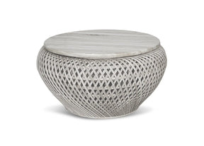 Tulum Coffee Table - White Coffee Tables Vast Furniture 