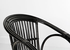 tarmo rattan chair black - detail