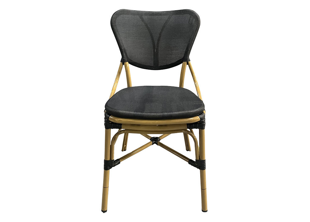 Tide black dining chair