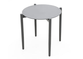 grey side table aluminium outdoor