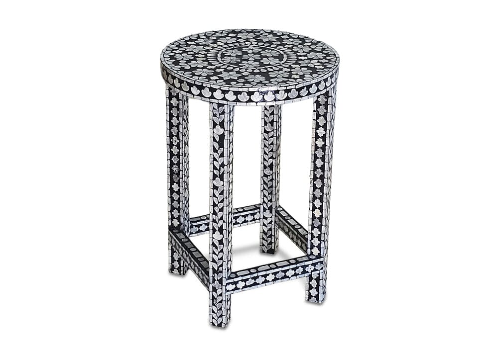 Splendour Round Side Table Side Tables Vast Furniture 