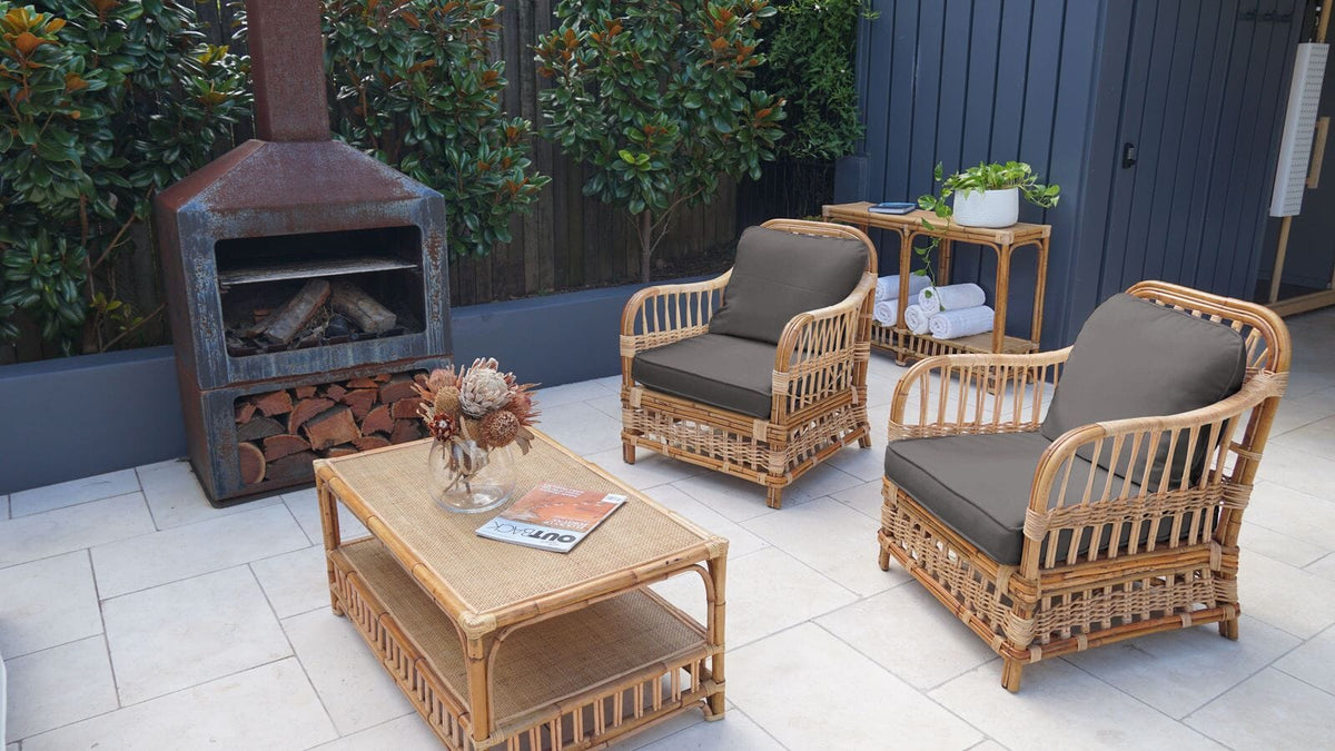 Avoca Daybed with Bondi Charcoal (Light Grey) Cushions Alfresco Lounging Avoca 