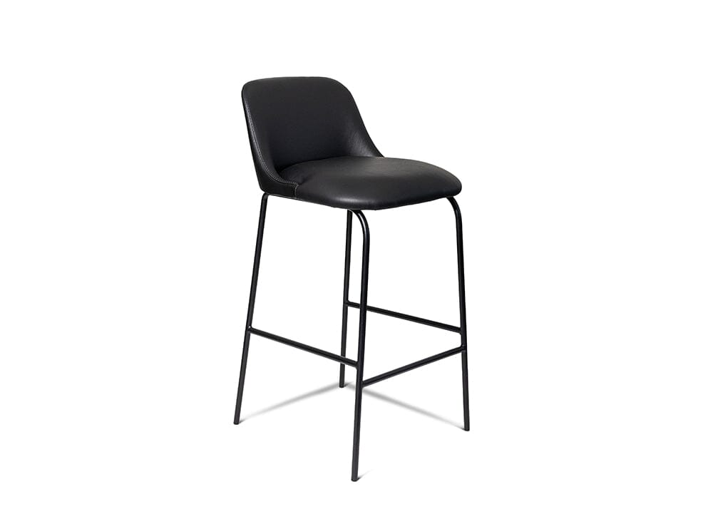 Peak Black Black Barstool Stools Vast Furniture 