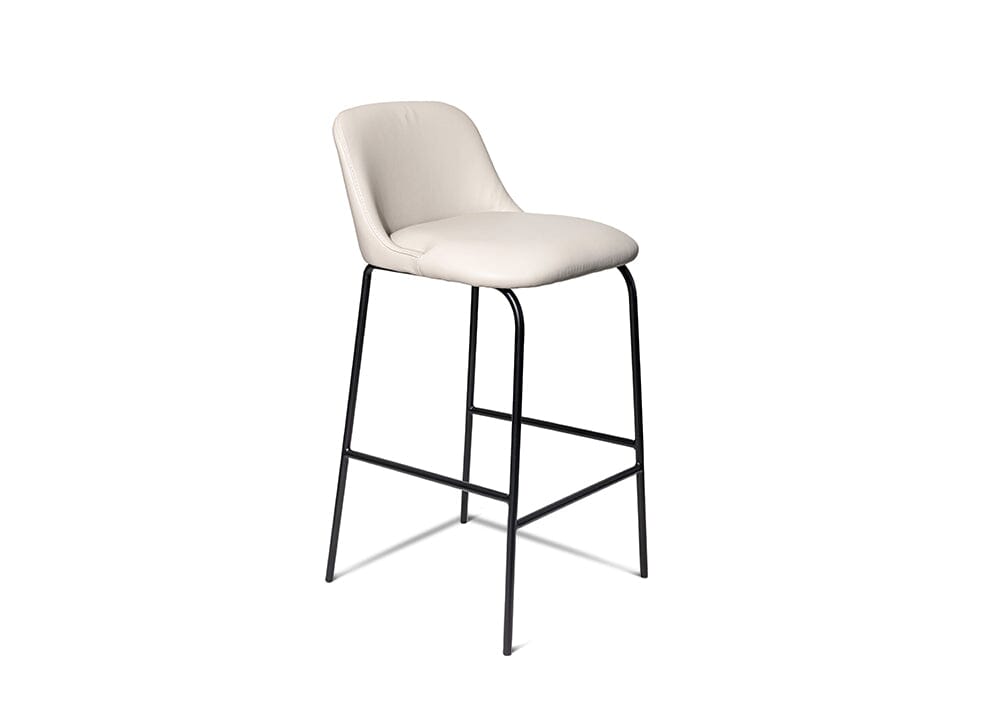 Peak Black Light Grey Barstool Stools Vast Furniture 
