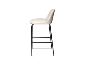 Peak Black Light Grey Barstool Stools Vast Furniture 