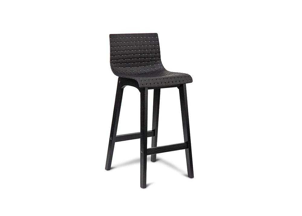 Rhone Black/Black Barstool Stools Vast Furniture 