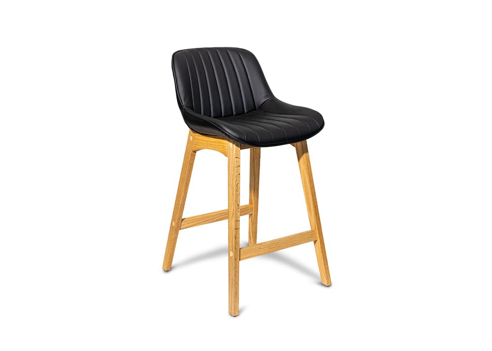 Zoe Black Barstool Stools Vast Furniture 