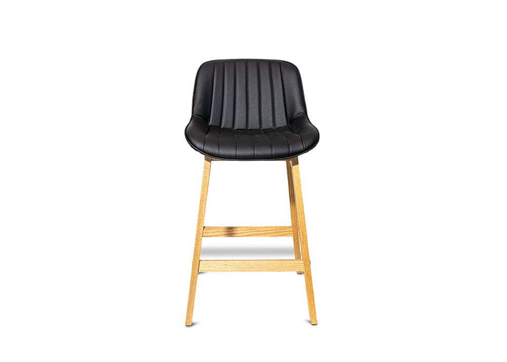 Zoe Black Barstool Stools Vast Furniture 
