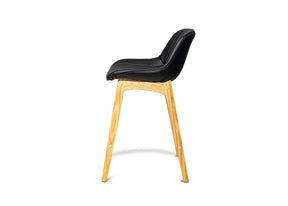 Zoe Black Barstool Stools Vast Furniture 