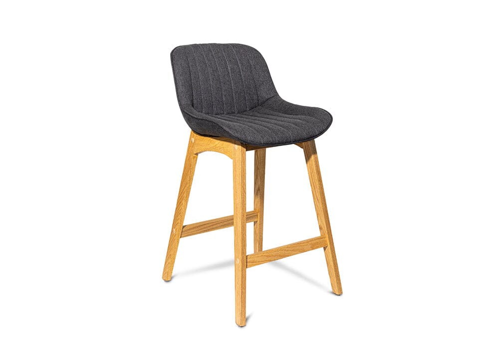 Zoe Charcoal Barstool Stools Vast Furniture 