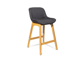 Zoe Charcoal Barstool Stools Vast Furniture 