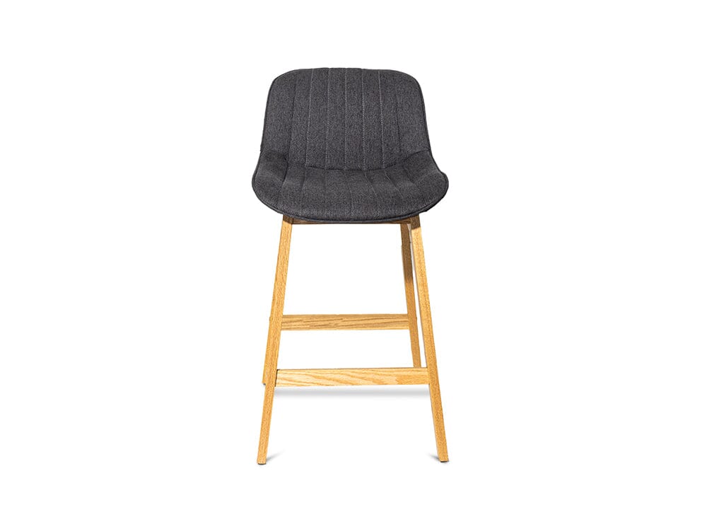 Zoe Charcoal Barstool Stools Vast Furniture 