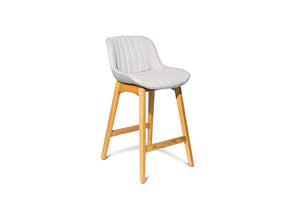 Zoe Light Grey Barstool Stools Vast Furniture 