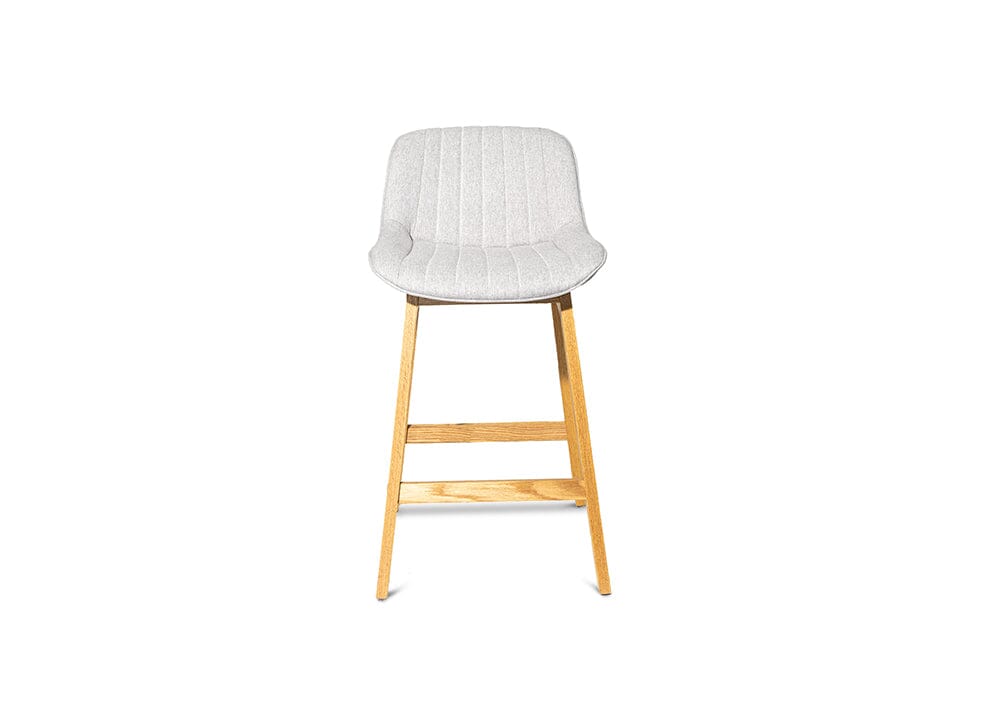 Zoe Light Grey Barstool Stools Vast Furniture 