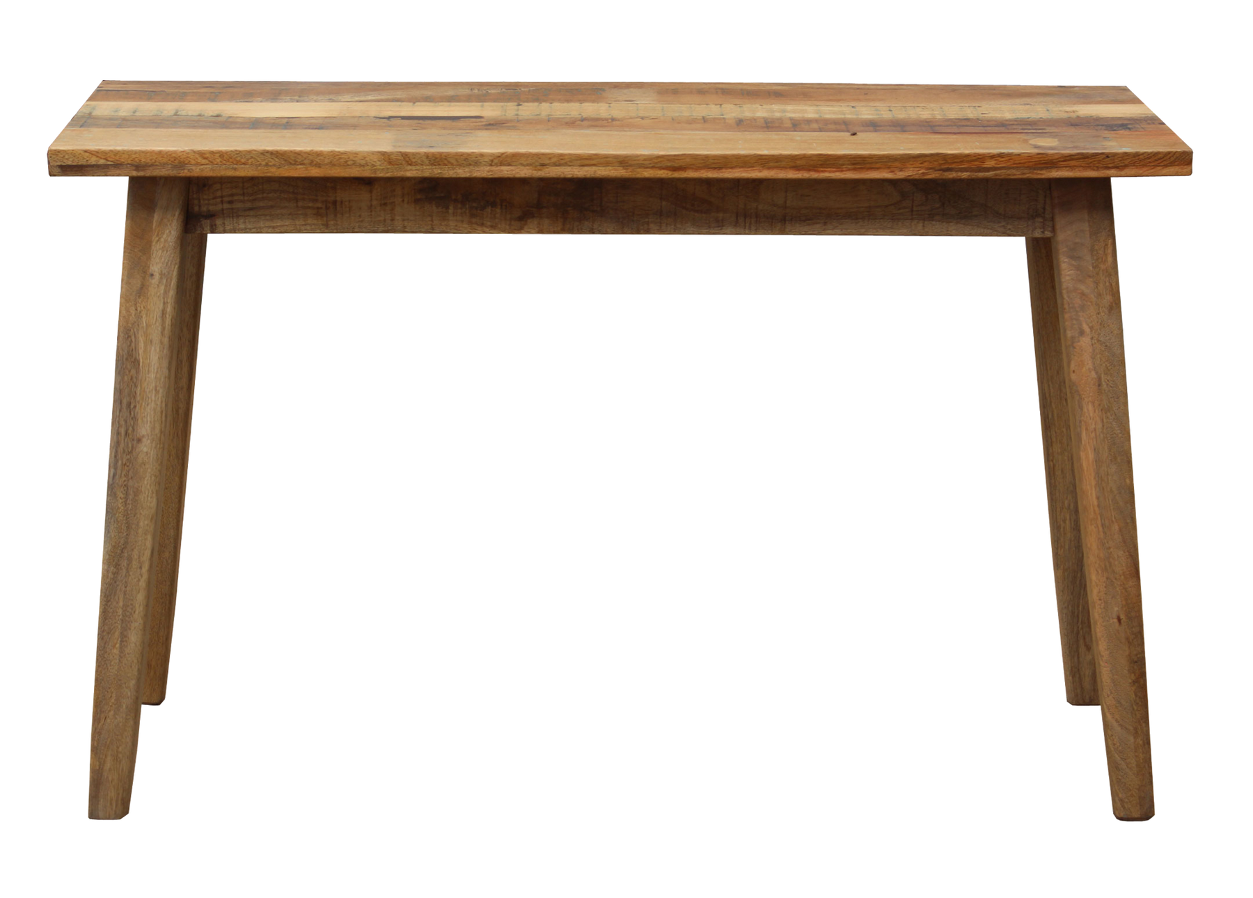 Timber Console Table Front View with no background