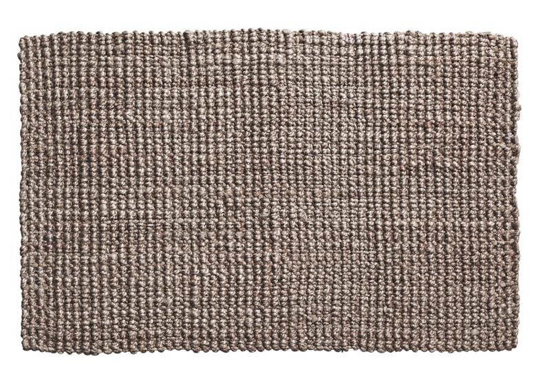 Boucle rug silver
