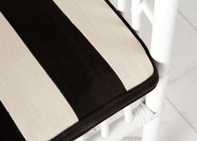 Kuranda Side Chair stripped cushion
