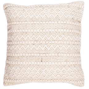 Wheat Cotton Jute Cushion with Insert Cushions and Pouffes DWBH 
