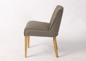 Osli Dining Chair - frost grey side view
