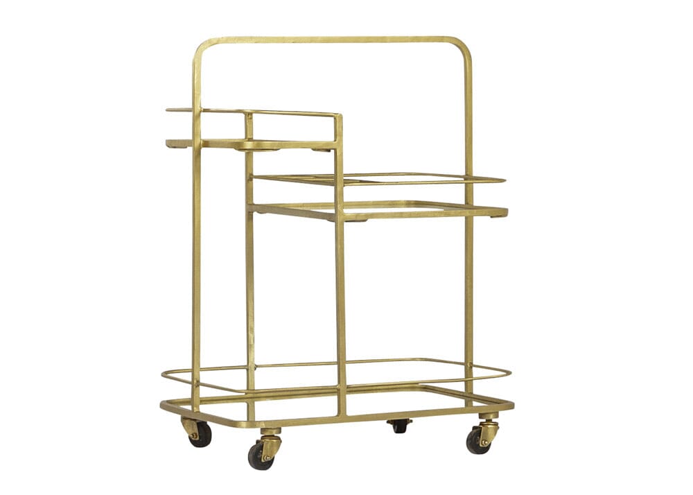 Retro 3 Tier Bar Trolley Shelving and Cabinets Smile Interiors 
