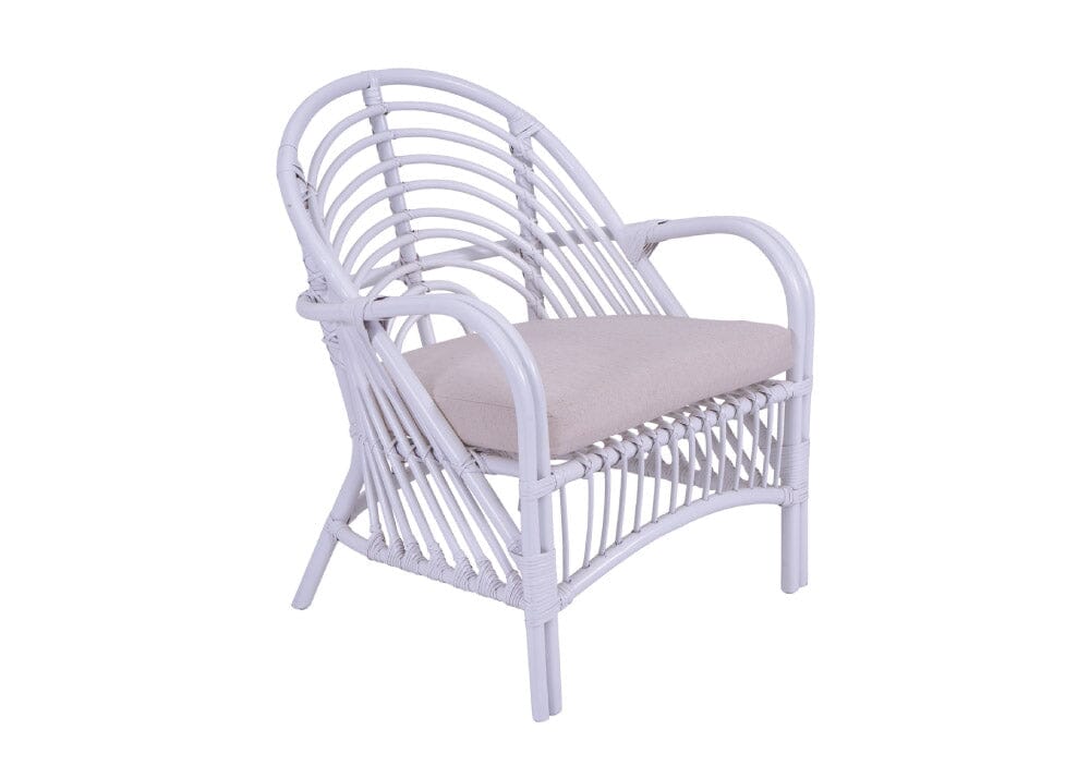 Zuni Occasional Chair - White Alfresco Lounging Cirebon 