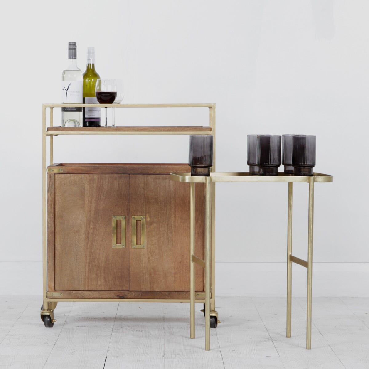 Oscar Trolley 2 Door Shelving and Cabinets Smile Interiors 