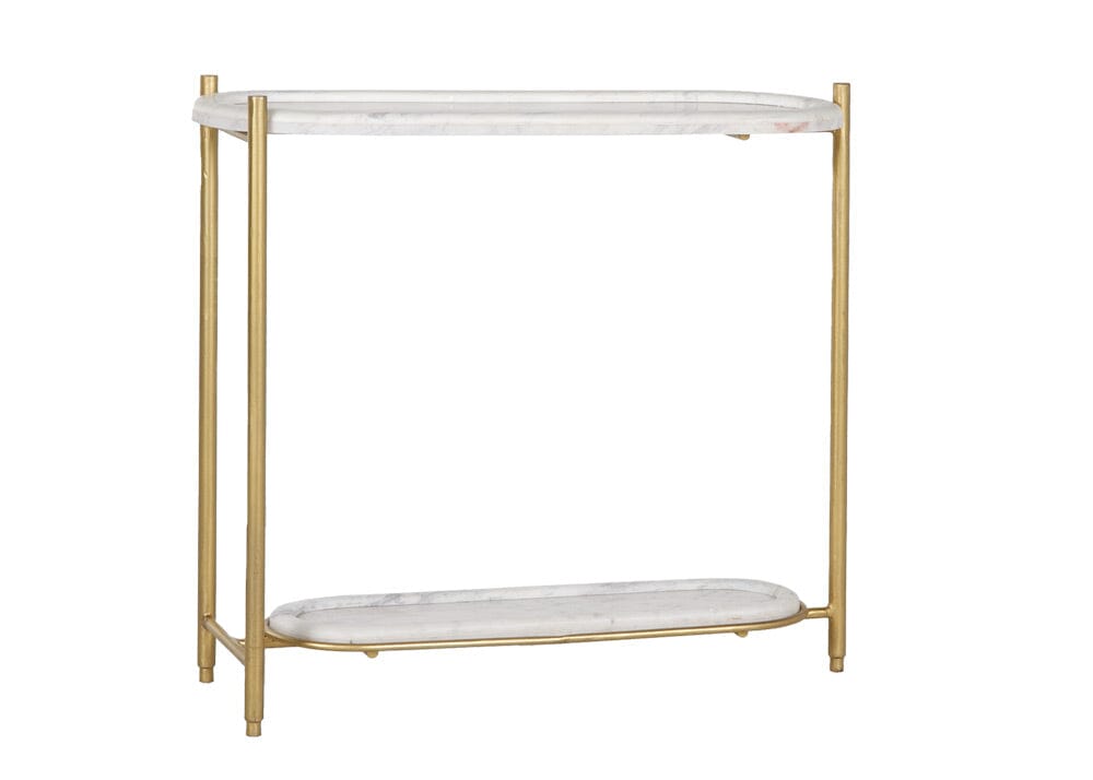 Greta Console White Marble Console Tables Smile Interiors 